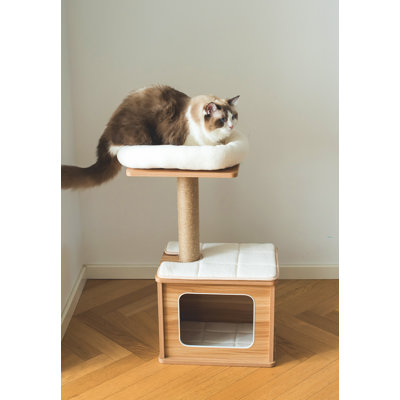 Arbre à chat 30 "avec maison Catry