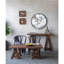 Miroir rond de style industriel D31,5 x 0,5 po Theodor