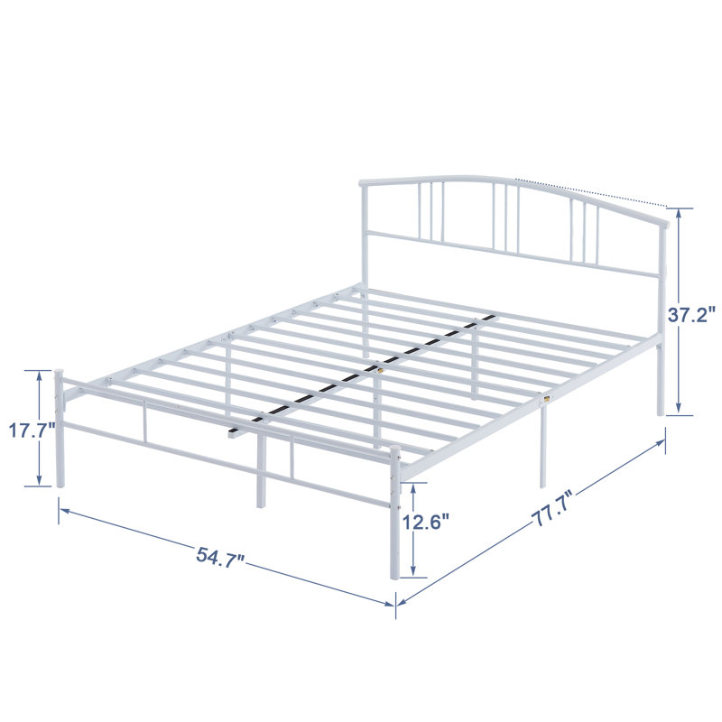 Bushweller Metal Platform Bed Frame - Stylish & Durable