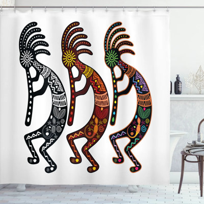 Shower Curtain with Hooks Included
