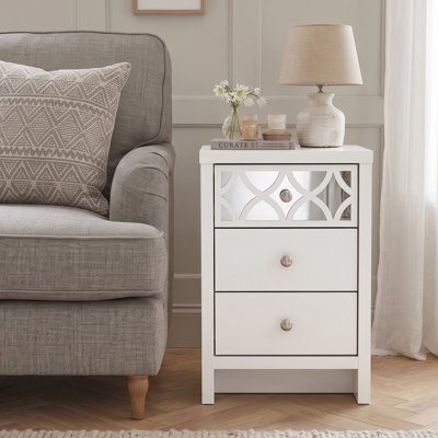 IrisVibe 3 Drawer Bedside Table