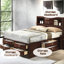 Finition du lit avec rangement - Tiroir 30 po x 19 po 15 po à profil bas 8 tiroirs en bois de couleur Sr-589341802-589341804