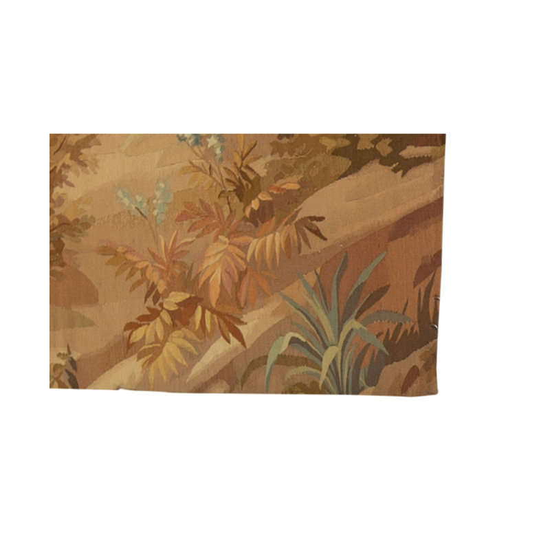 Tapis crème, brun et taupe noué à la main de haute qualité