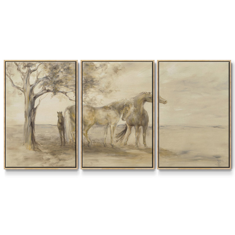 Arbre familial 3 pièces, H 24 po x l 48 po x P 2 po, Naturel