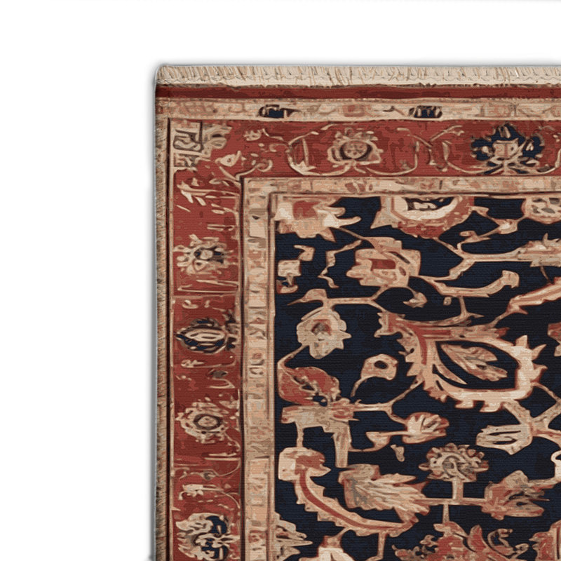 Tapis turc intérieur et extérieur brun, Rectangulaire 2 pi x 3 pi