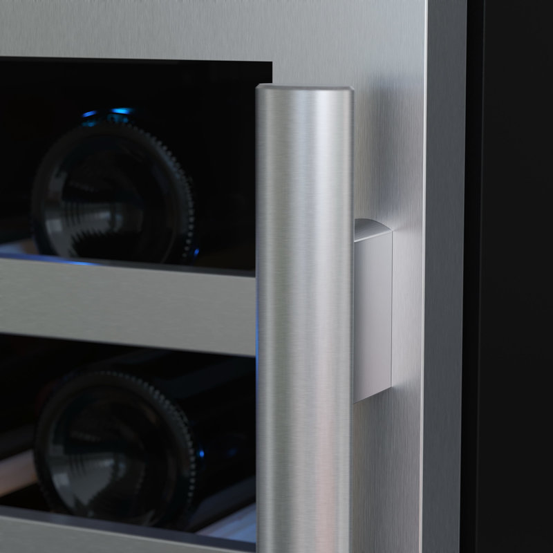 Avallon Dual Zone 29.875'' Freestanding 54 Bottle Wine Refrigerator with French Doors