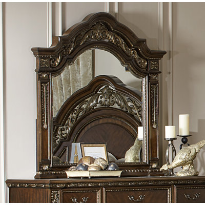 Amonni Engineered Wood Flat Mirror
