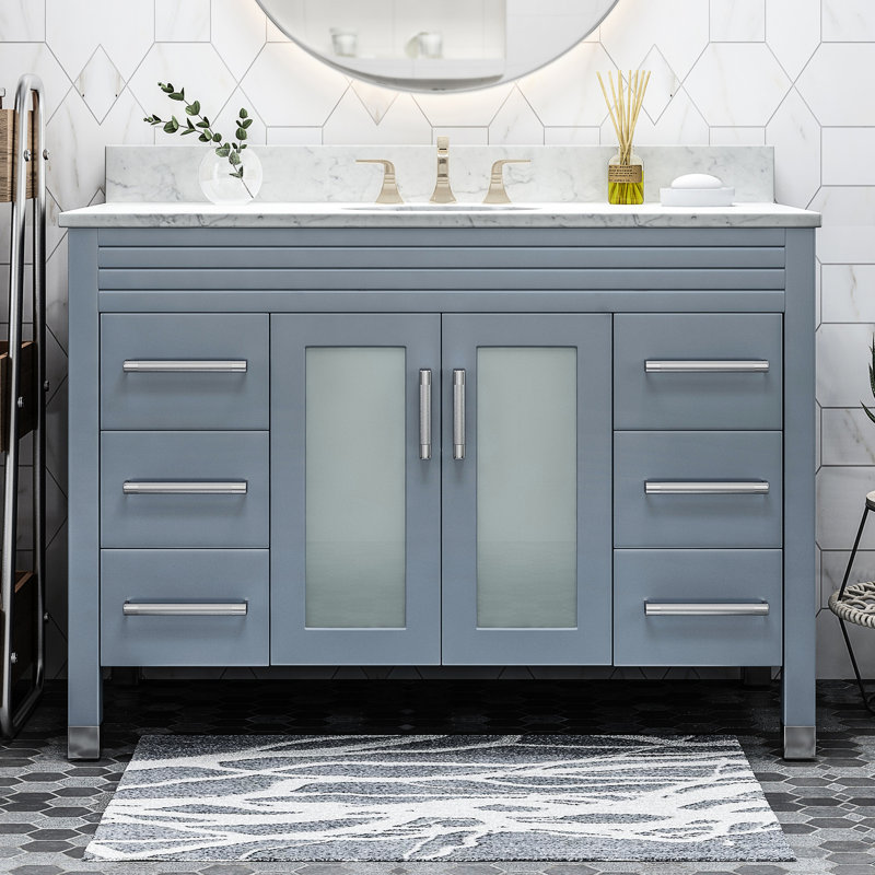 Armoire de salle de bain 48 po Contemporary