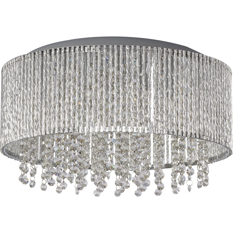 Plafonnier encastré à 7 lumières de style lustre 16,8 po Natalia