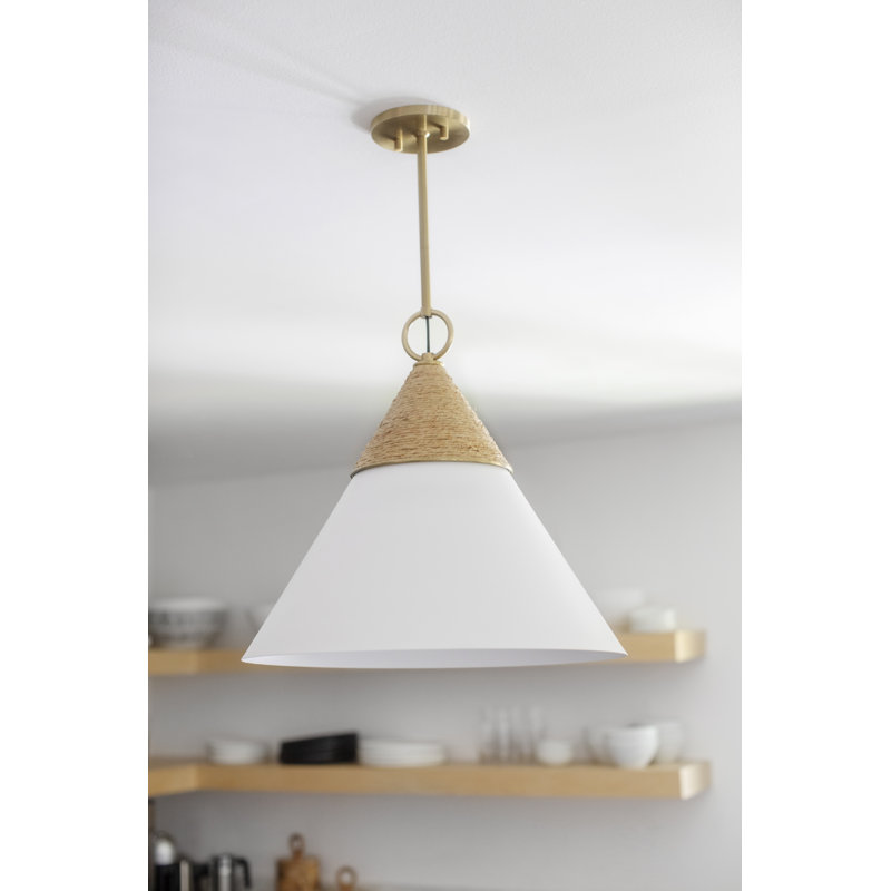 Luminaire suspendu Mica par MEGAN MOLTEN, H 21 po x l 18 po x P 18 po