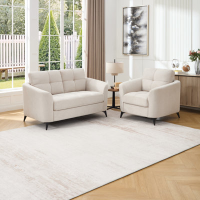 Rozalin 3 Seater Linen Sofa