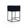 Upholstered Counter Stool with Metal Frame
