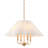 4-round cloth cover adjustable iron pendant light