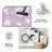 Lilac Pastel Floral carpet-easy to clean, machine-washable, soft and comfortable; suitable for door mats, kitchens, living rooms, bedrooms, corridors, and laundry areas. Easy to clean, durable carpet for home decoration.-618330116