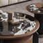 Table basse légère et luxueuse