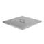 Couvercle de foyer en acier inoxydable pour foyers carrés-71578303