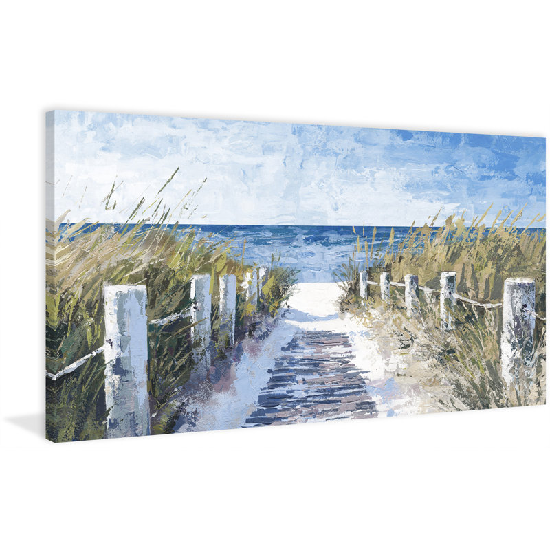 «Fine And Sandy», reproduction sur toile tendue, H 6 po x l 12 po x P 1,5 po