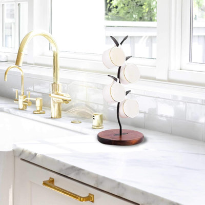 Mug Trees for Counter, Tea Cups Storage Rack Countertop