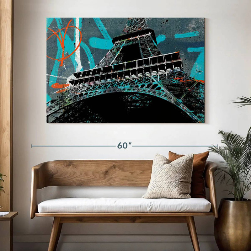 Tour Eiffel Ravi II, H 34 po x l 51 po