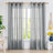 Farmhouse Boho Faux Linen Semi Sheer Textured Curtains (Set of 2)-1219268608-1219268618