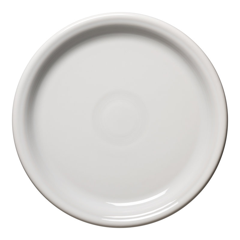 Fiesta Bistro Coupe 9 Inch Luncheon Plate, White