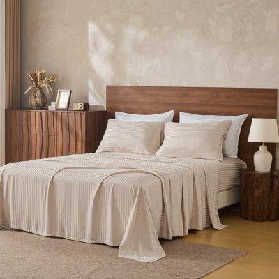 Ensemble de draps 100% viscose dérivée de bambou