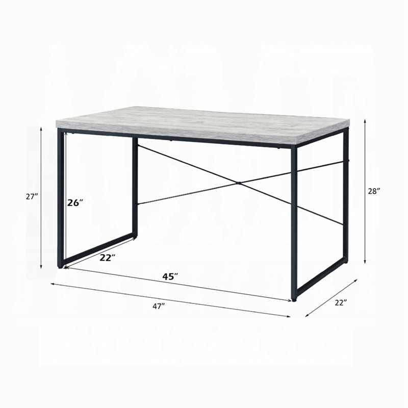 Bureau d'écriture de style industriel 1pc
