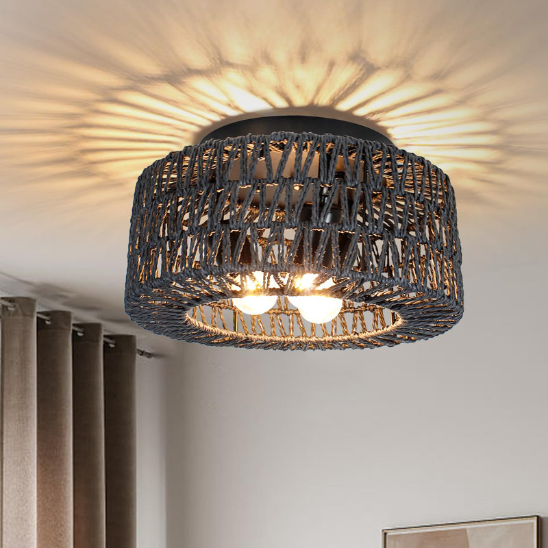 Plafonnier encastré 3 lumières Borwicks, Noir