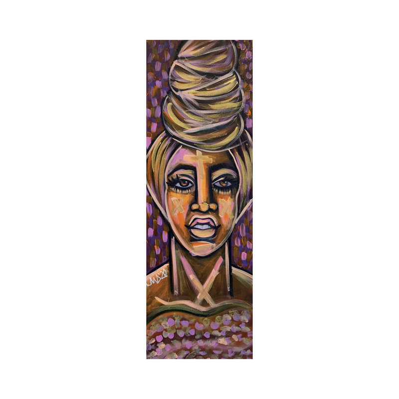Glam by Akaimi The Artist - Wrapped Canvas Panoramic Print, 30.48 cm H x 91.44 cm W x 1.91 cm D