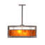 Luminaire suspendu carré 20 po Boulder Creek