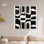 Art abstrait noir sur toile noir-105593503-105593510