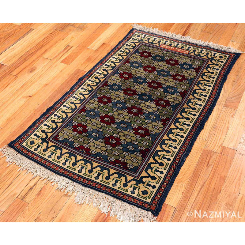 One-of-a-Kind Rectangle 3' x 4'8" Hand Knotted Area Rug