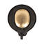 Bougeoir mural décoratif décoratif pour décoration intérieure - Pilier moderne ou applique murale à bougie votive pour entrée ou couloir - noir et or-2067288990