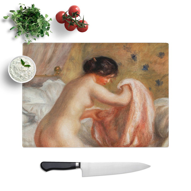 Rising by Pierre-Auguste Renoir Chopping Board, 0.4cm H x 28.5cm W x 39cm L