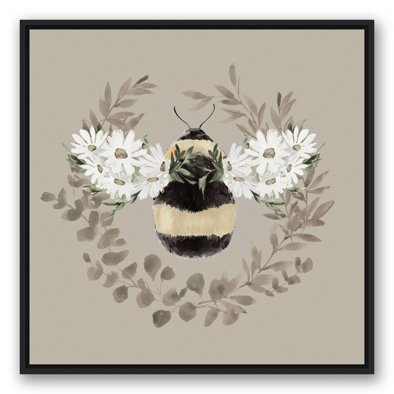 " Bumble Bee Wreath ", 31.75" W x 31.75" H
