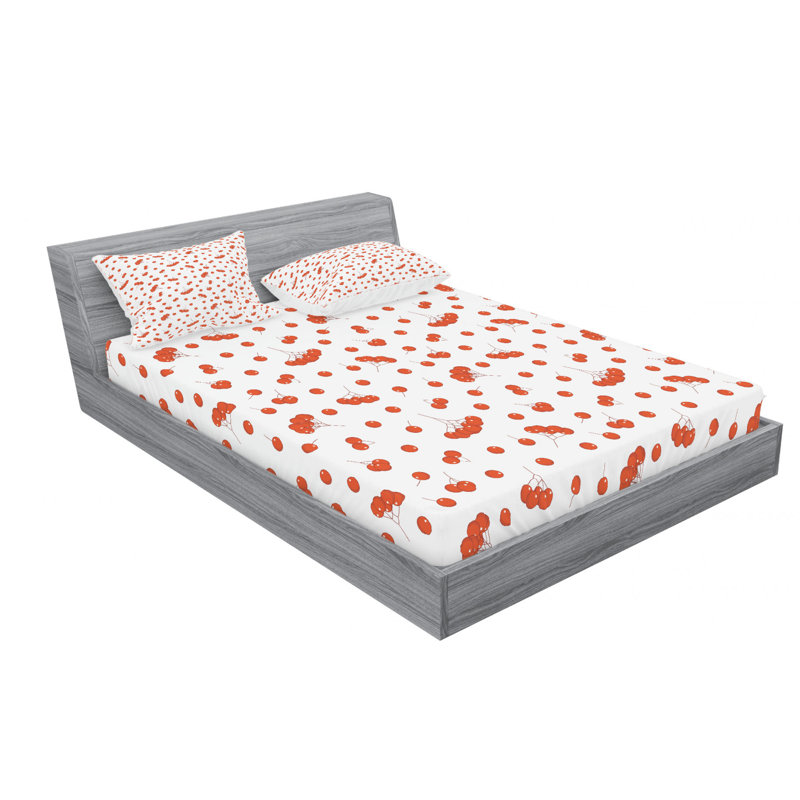 Microfiber Sheet Set, Queen Sheet Set with Fitted Sheet