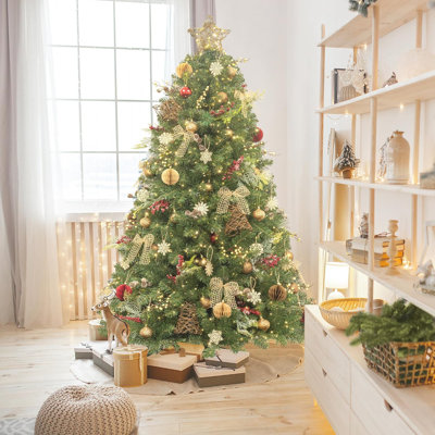 180cm H Lighted Artificial Christmas Tree