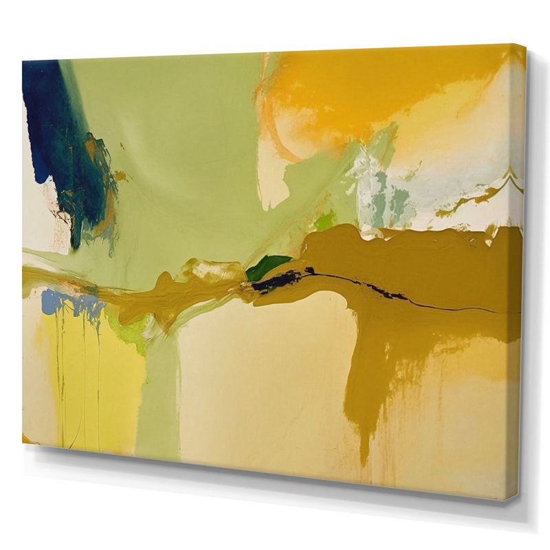 Mousse espagnole «Soulscape I», reproduction sur toile, H 34 po x l 44 po x P 1,5 po, Toile tendue