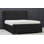 Lucio Velvet Upholstered Bed Frame - Curved Headboard, Sprung Slatted Base