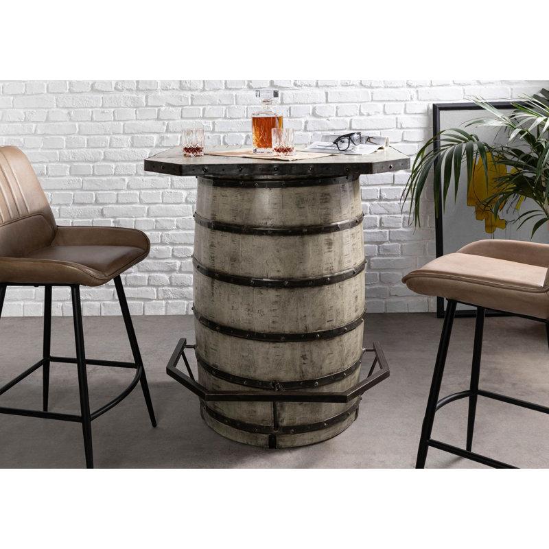 HEAVY INDUSTRY Solid Wood Dining Table, in Grey