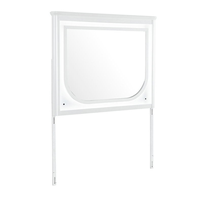 Miroir Brenda avec DEL (miroir inclus seulement), Gris