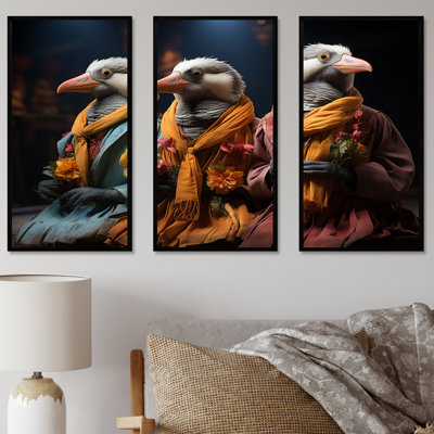 Relaxing Penguins At The Spa - Penguin Wall Art