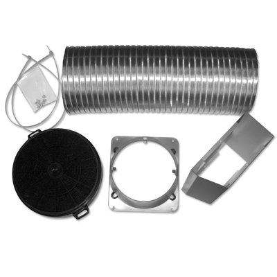 Recirculation Wall Mounted Range Hood Non-Duct Kit