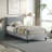 Tevrat Upholstered Platform Bed with Adjustable Headboard-845593058-845593059