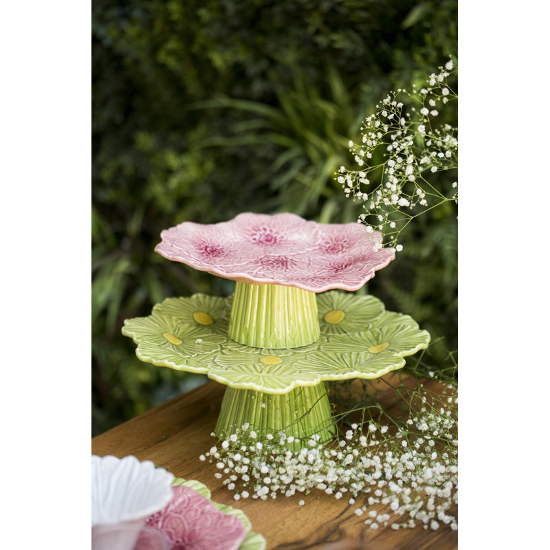 Maria Flor Earthenware Cake Stand