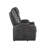 Gunmetal Leather Aire Recliner W/Power Lift & Massage