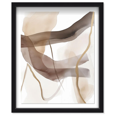 Oliver Gal Le Dancer I Abstract - Luxury Shadowbox Framed Wall Art