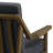 Solid Wood Teak Outdoor Loveseat With Cushion And Arms-114980246-114980245