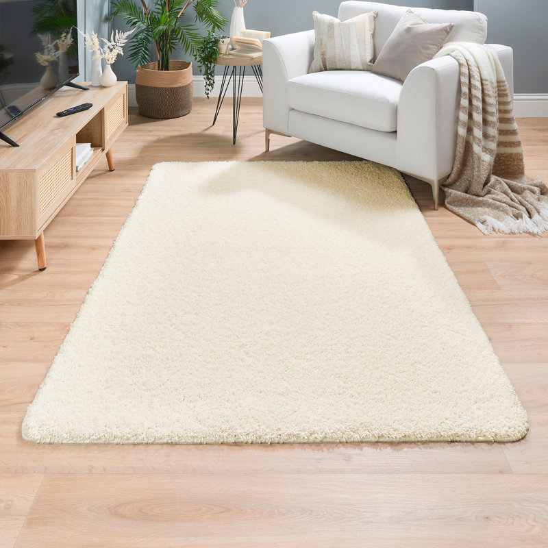 Solid Colour Machine Tufted Area Rug, Rectangle 100 x 150 cm
