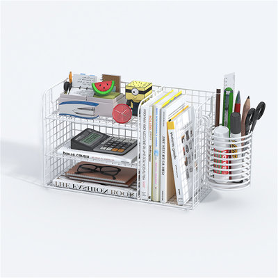 Organisateur de bureau en métal Yerani